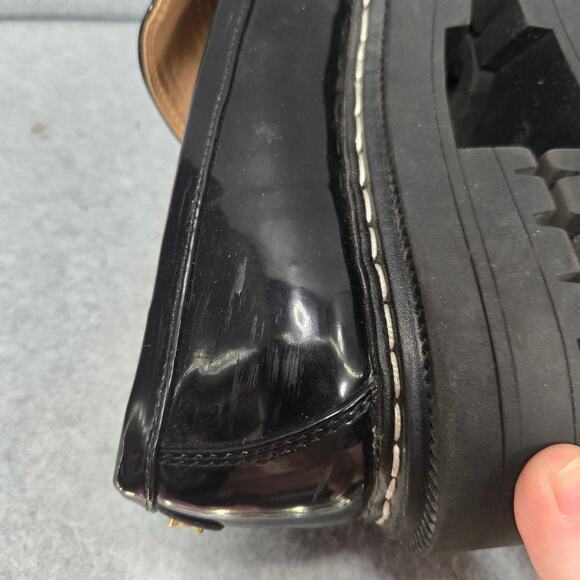 Circus By Sam Edelman Eileen Black Lug Sole  Loafers Size 9 - Picture 7 of 10